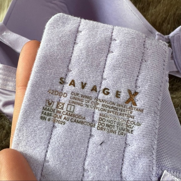 Savage X Fenty Purple Lilac Bra. I118 - Picture 5 of 5